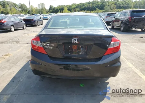 2012 Honda Civic Lx from USA, damaged, VIN 19XFB2F51CE086532